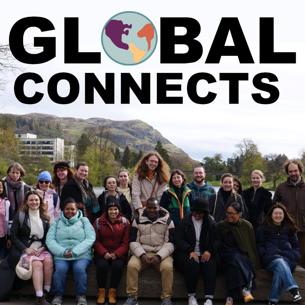 The Global Connects logo above a photo of the 2024 Earth Scholars