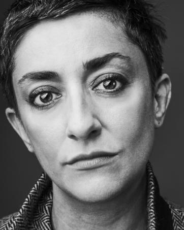 Black and white headshot of Maria Fusco